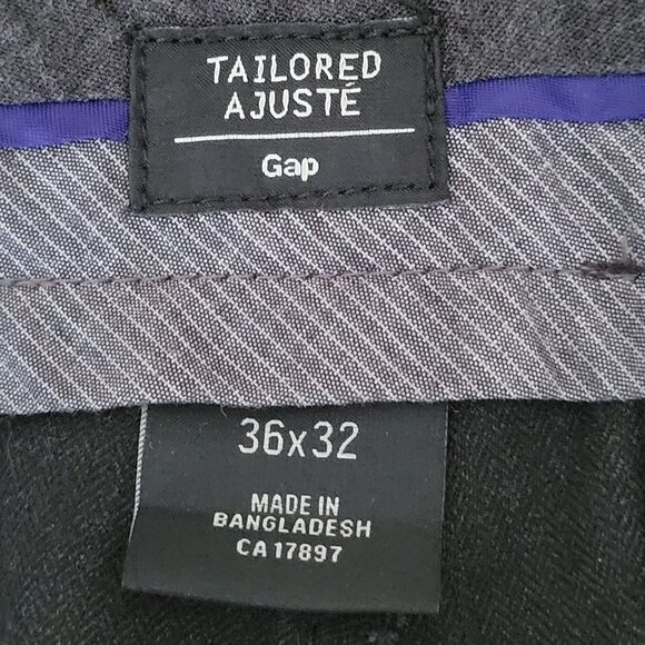 GAP Dress Pants Tailored Slim Fit 36 x 32 - Picture 3 of 6